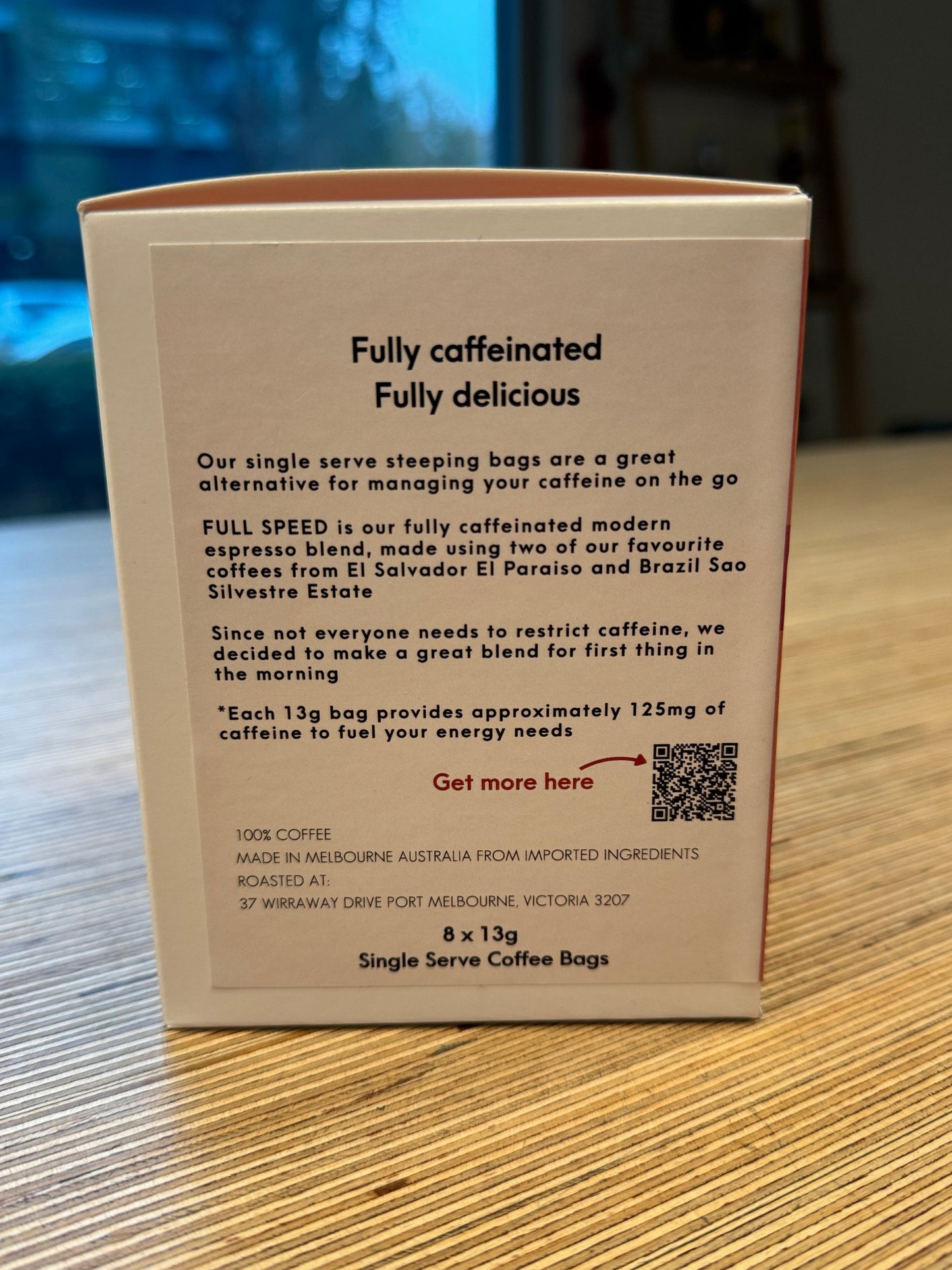 Single Serve Steep Bags - Full Speed