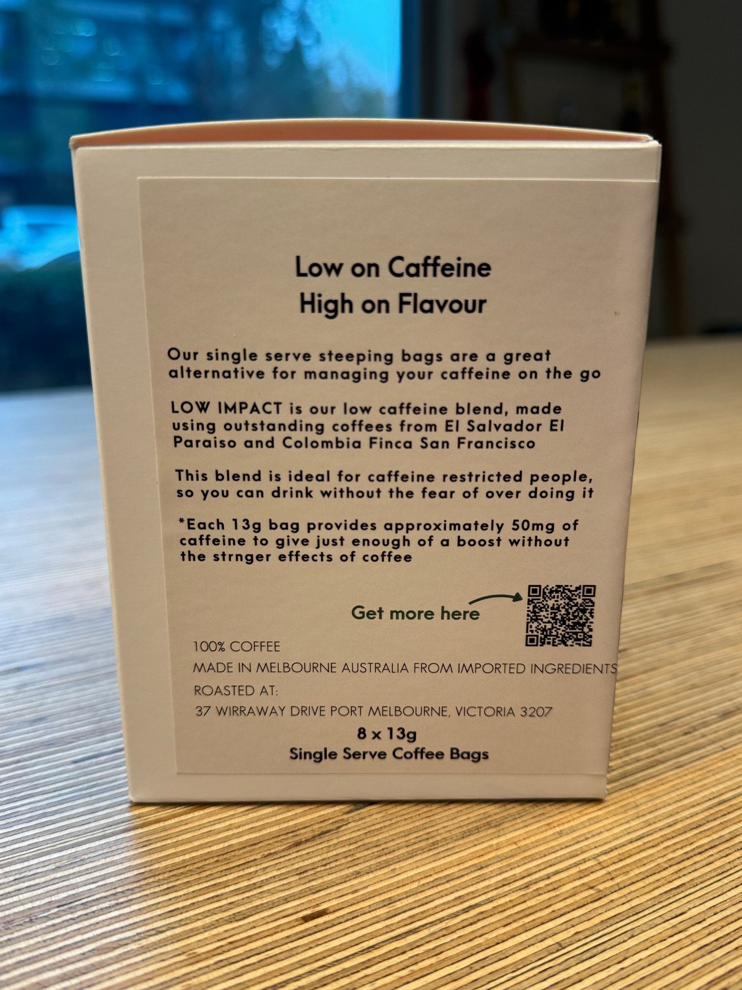 Single Serve Steep Bags - Low Impact