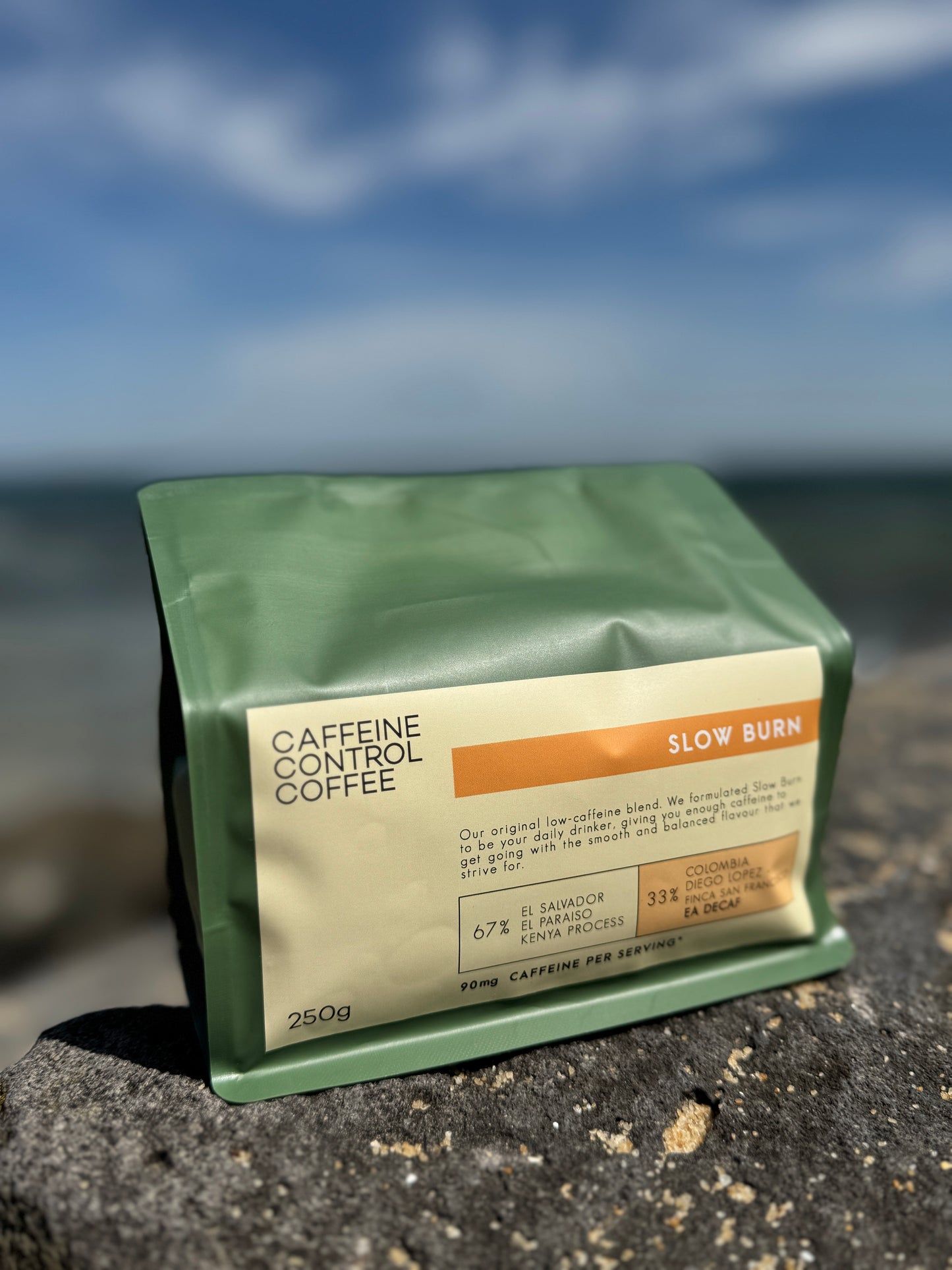 Slow Burn - Moderately Caffeinated Coffee for Balanced Energy