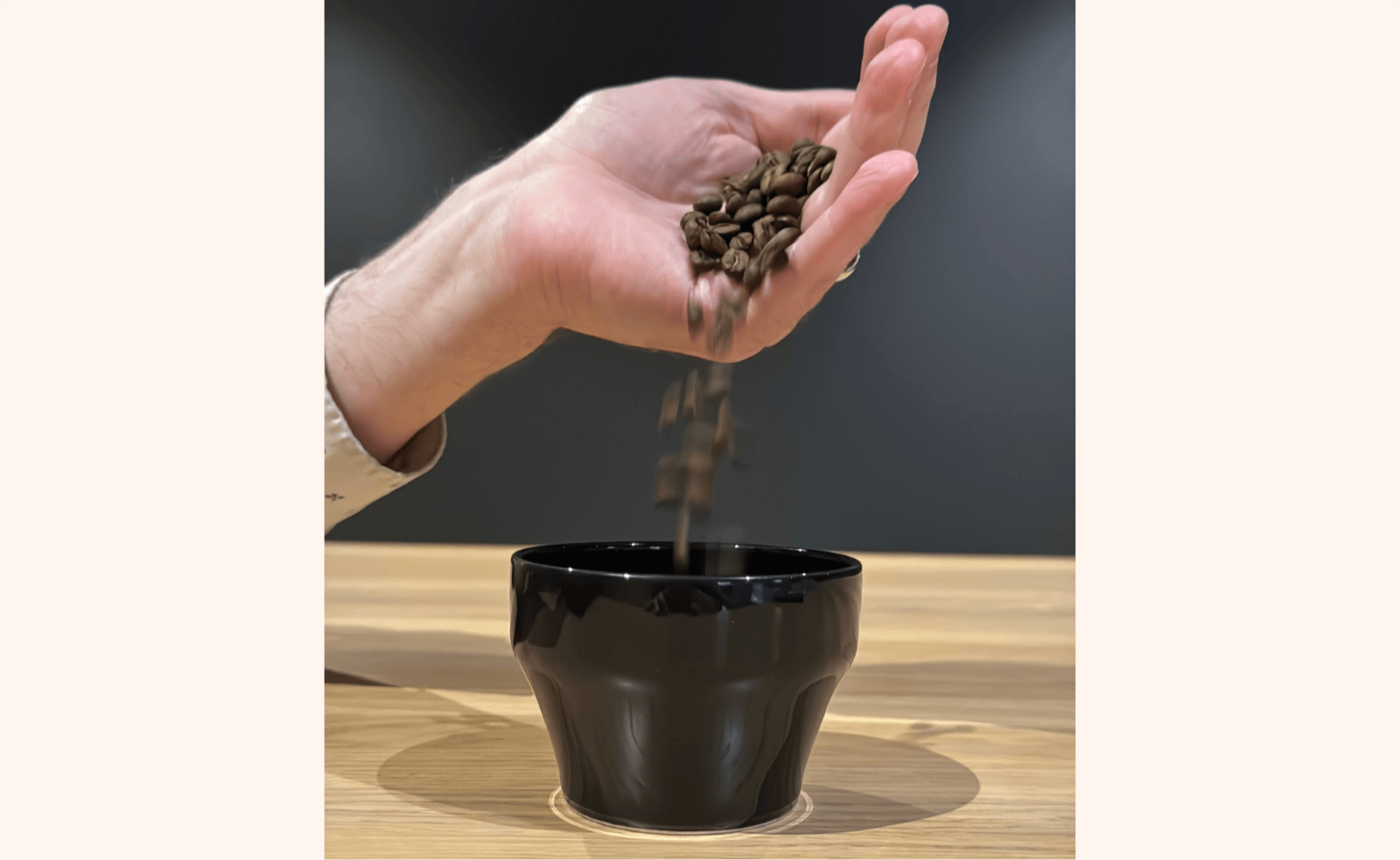 Dosing beans for cupping