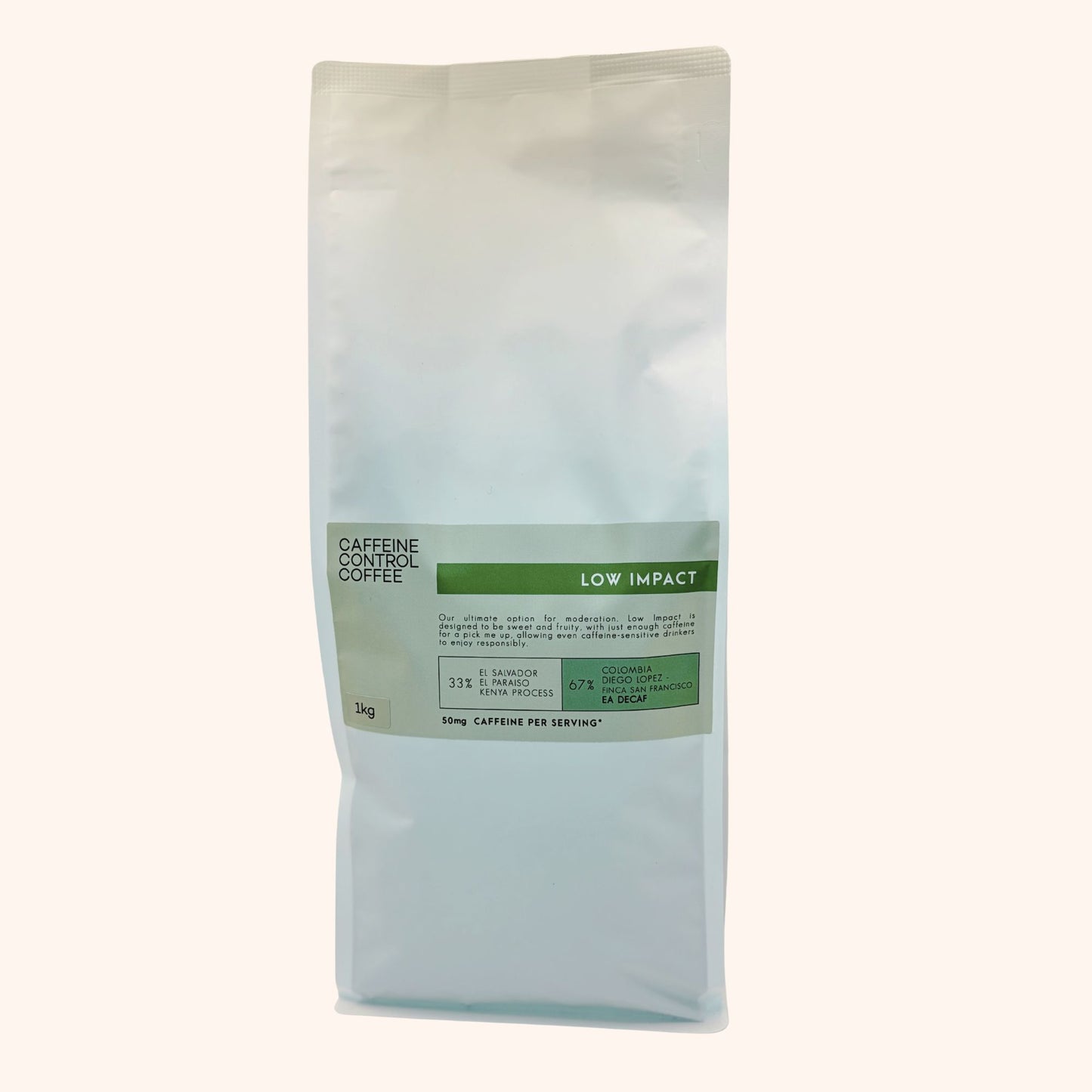 Low Impact - Lightly Caffeinated Coffee for a Gentle Boost