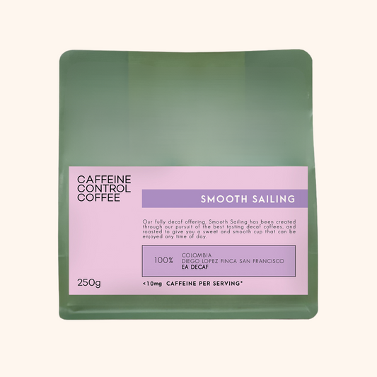 Bag of Smooth Sailing Decaf Coffee